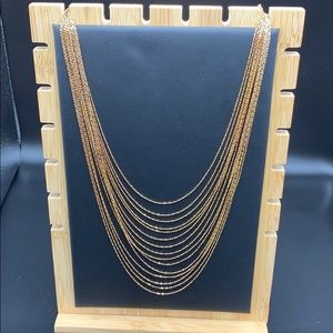 Gorgeous New Gold over Silver necklace $150